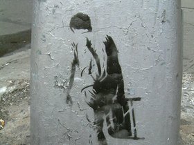 chinatown stencil walk-away