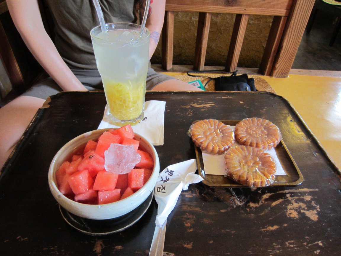 watermellon and tea